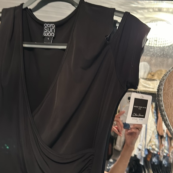 Sun Woo cold shoulder faux wrap dress - Picture 4 of 4